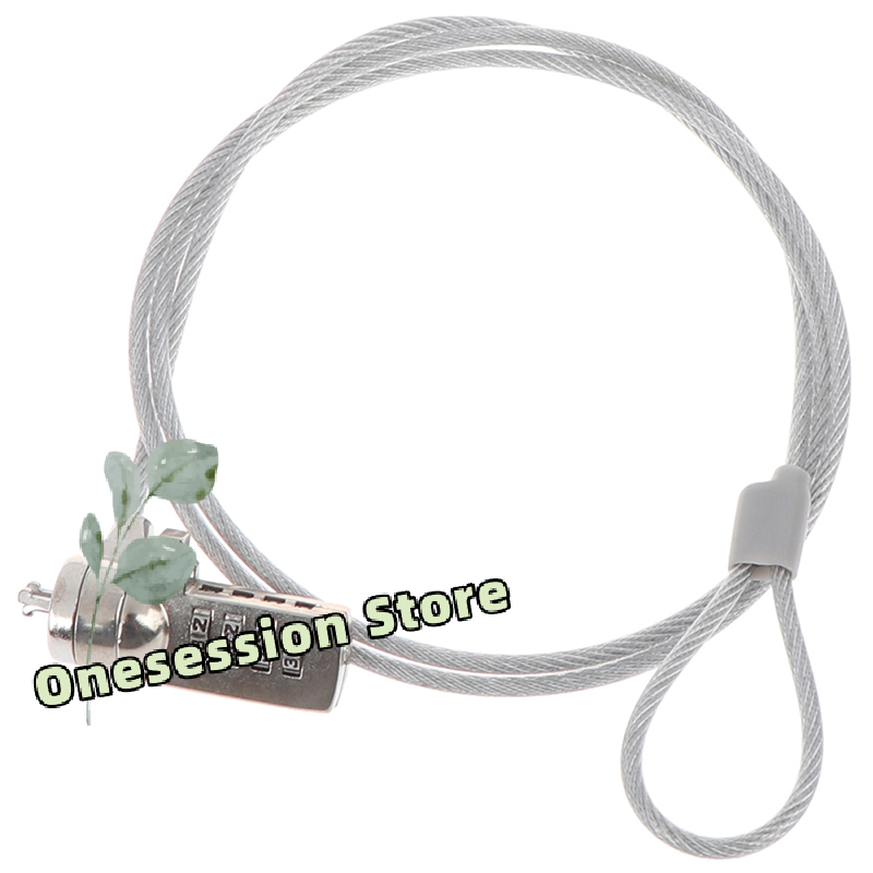 Laptop Lock Cable - 4-cyfrowy zamek zabezpieczający do komputera, łańcuch