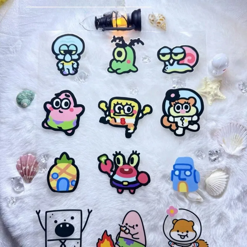Laptop Editing Accessories - Urocze naklejki z motywem Spongeboba Królika