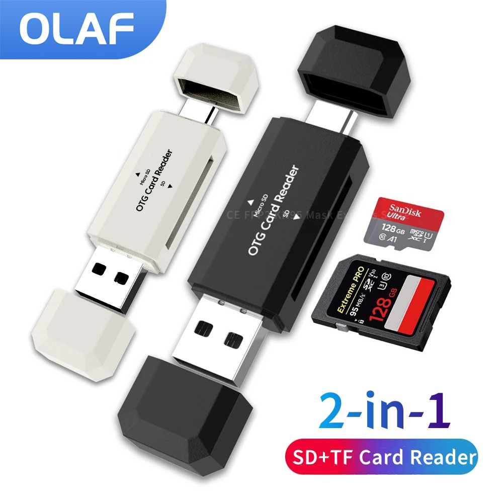 Laptop Accessories For Programmers - Czytnik kart 2 w 1 typu