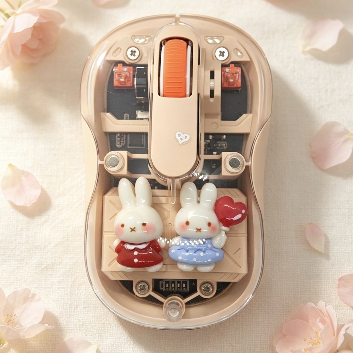 Laptop Editing Accessories - Urocza, kreskówkowa, modna myszka Miffy DIY,