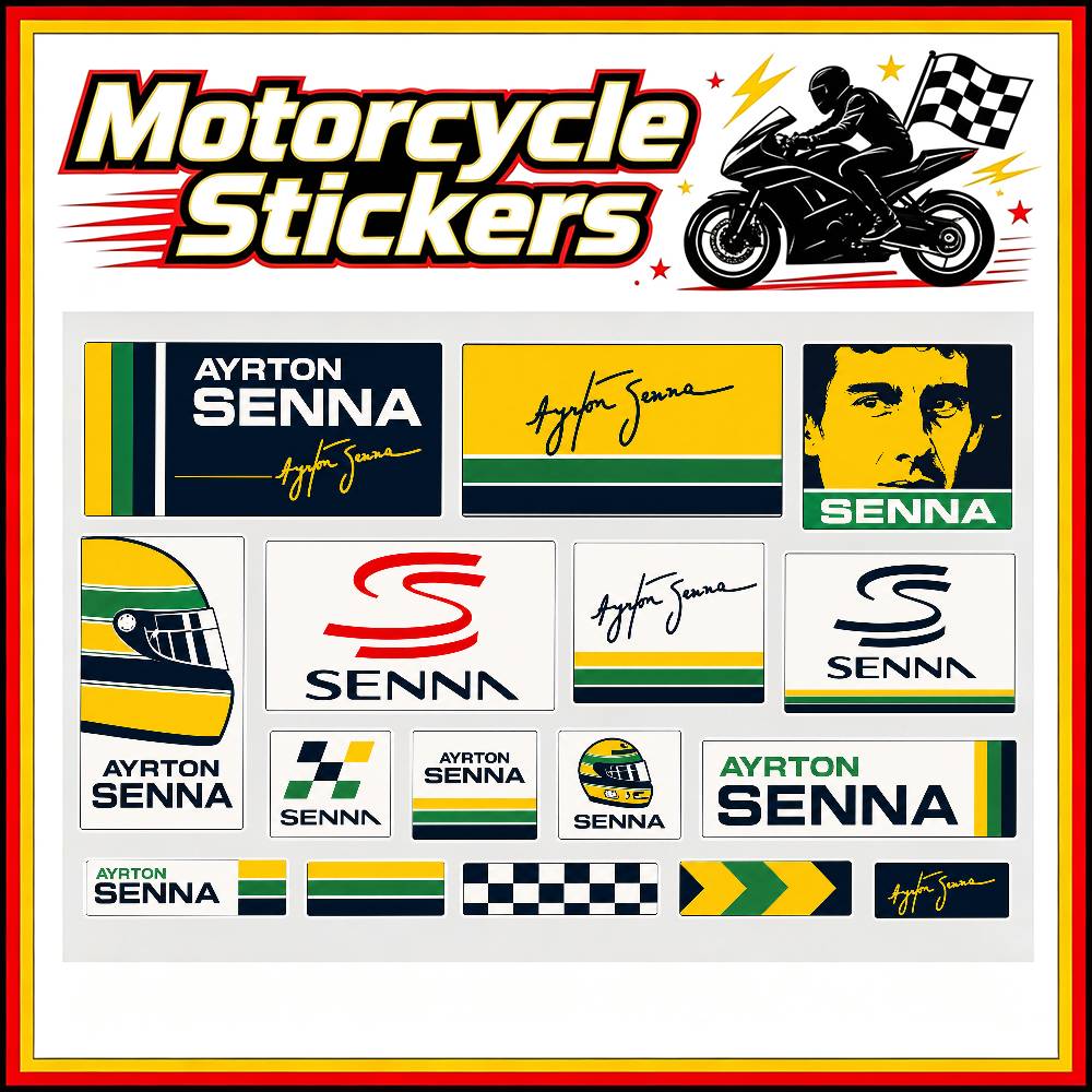 Laptop Accessories Price - Naklejki A-Ayrton S-Senna na karoserię samochodu,
