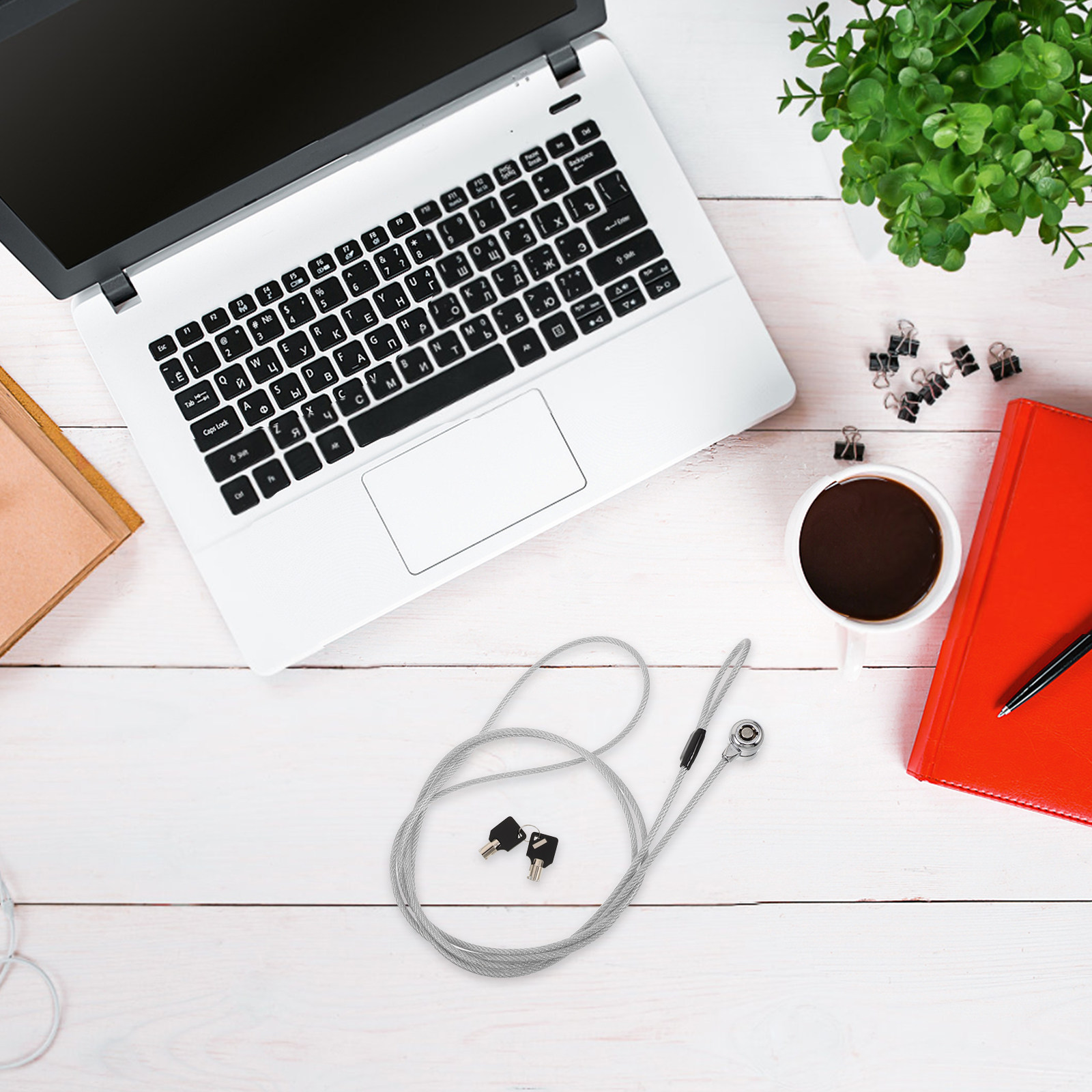 1 zestaw kabla zabezpieczające – Laptop Lock Cable recenzja i cena