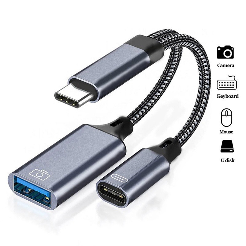 2 w 1: kabel USB-C OTG, adapte – Laptop Lock Cable recenzja i cena