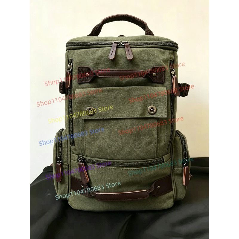 Plecak vintage z płótna, torba – Laptop Accessories Gifts For Men recenzja i cena