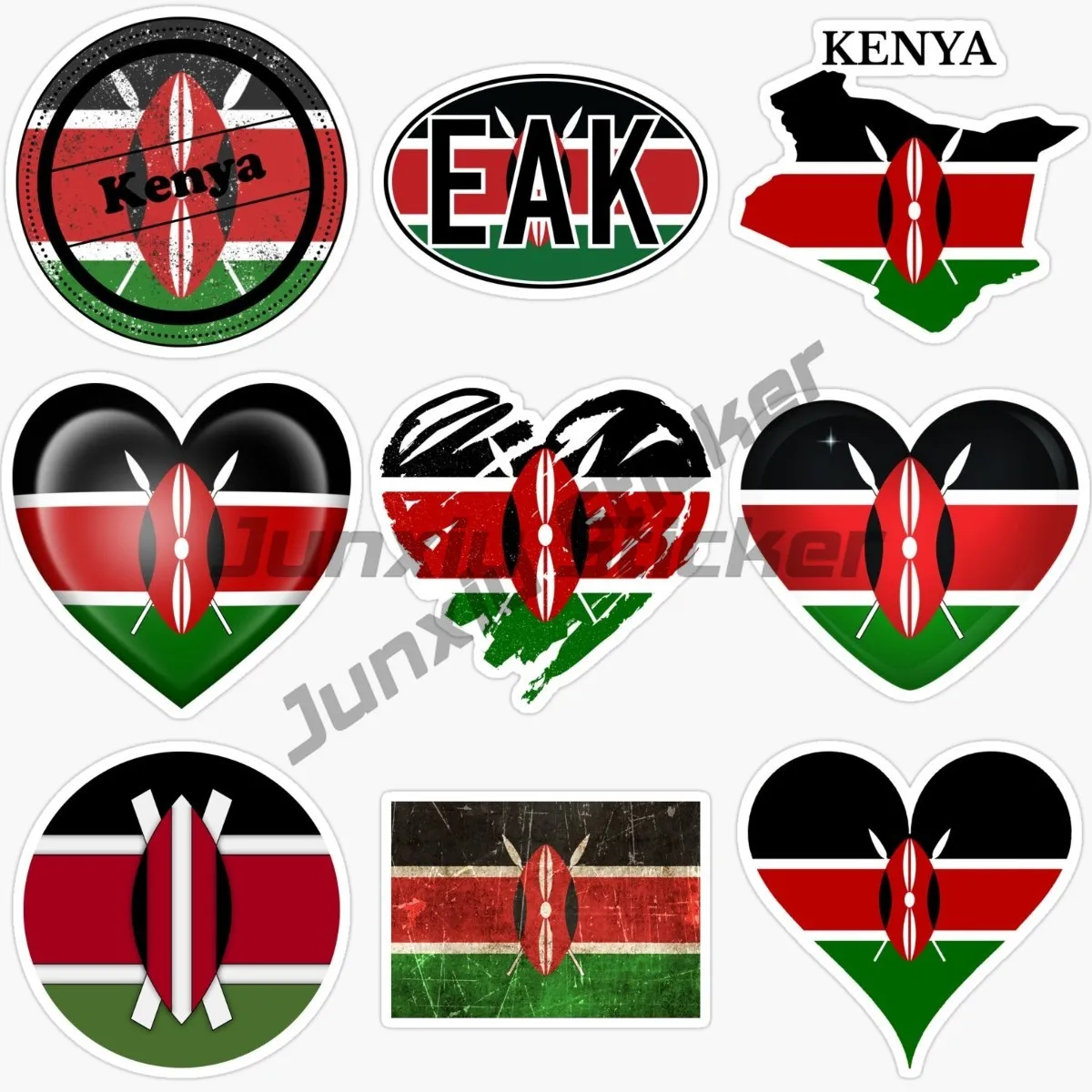 Naklejka z mapą Kenii, flaga,  – Laptop Accessories Kenya recenzja i cena