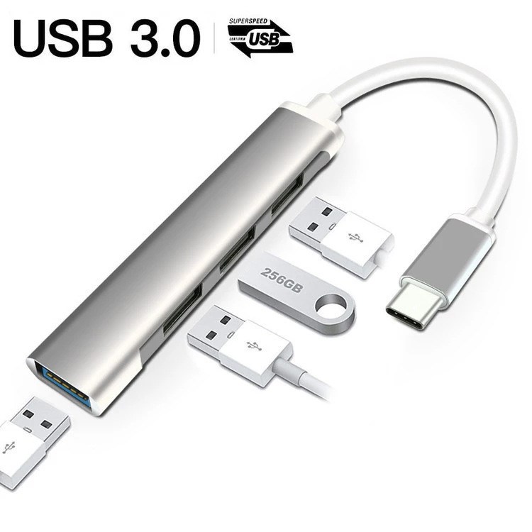 4-w-1 USB C HUB 3.0 Typ C 3.0  – Laptop Accessories For Programmers recenzja i cena