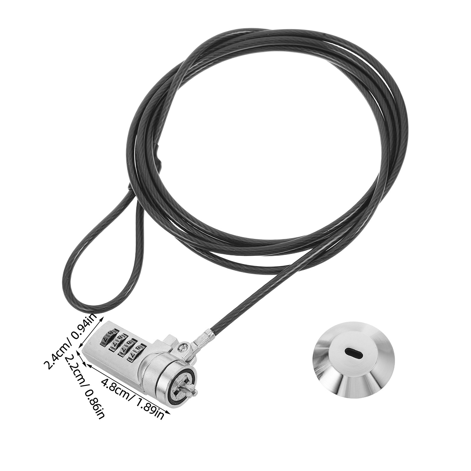 1 zestaw – kombinowany kabel d – Laptop Lock Cable recenzja i cena