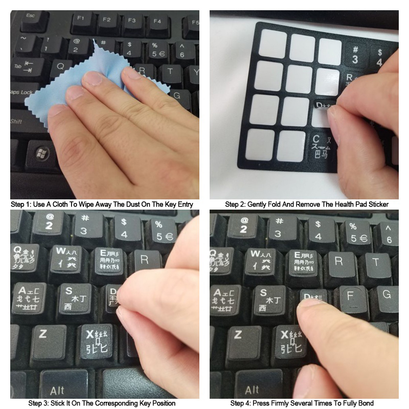 1/2/10 szt. Naklejka na klawia – Laptop Accessories For Programmers recenzja i cena
