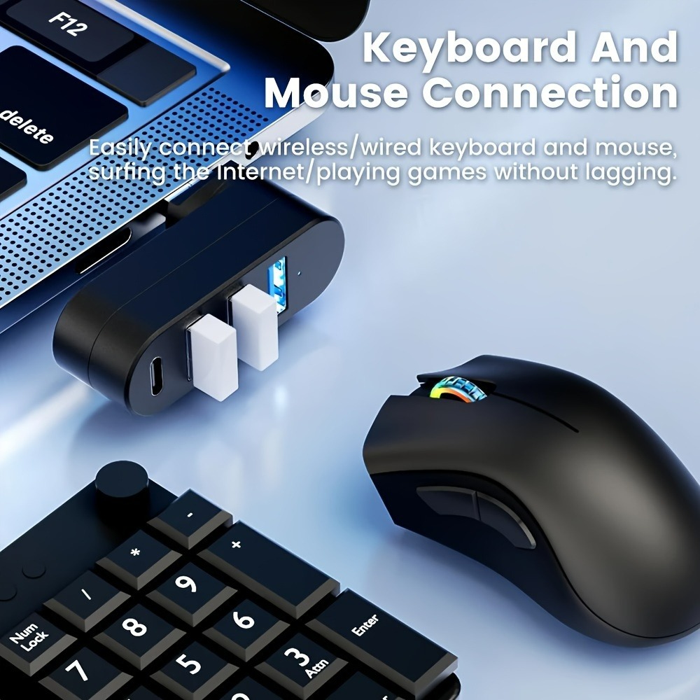 Mini Hub USB 3.0 z 4 portami,  – Laptop Accessories For Programmers recenzja i cena